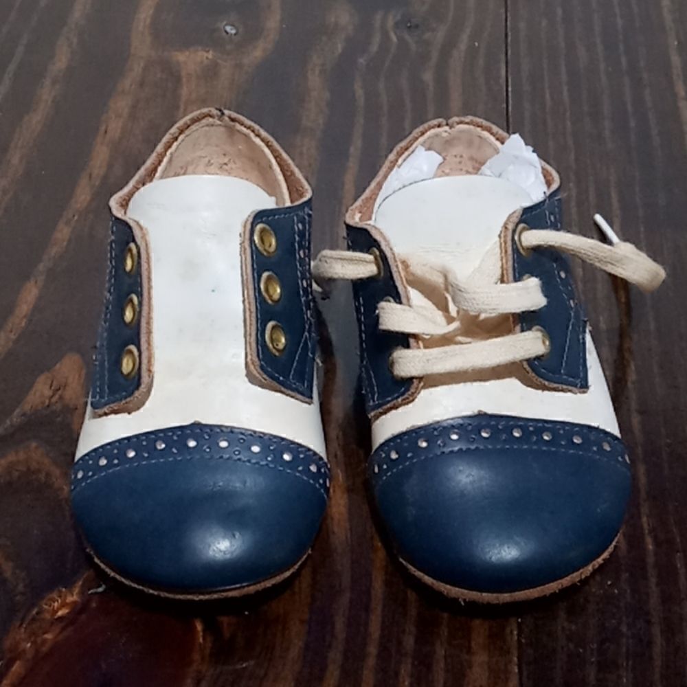 Vintage Leather Baby Deer Shoes